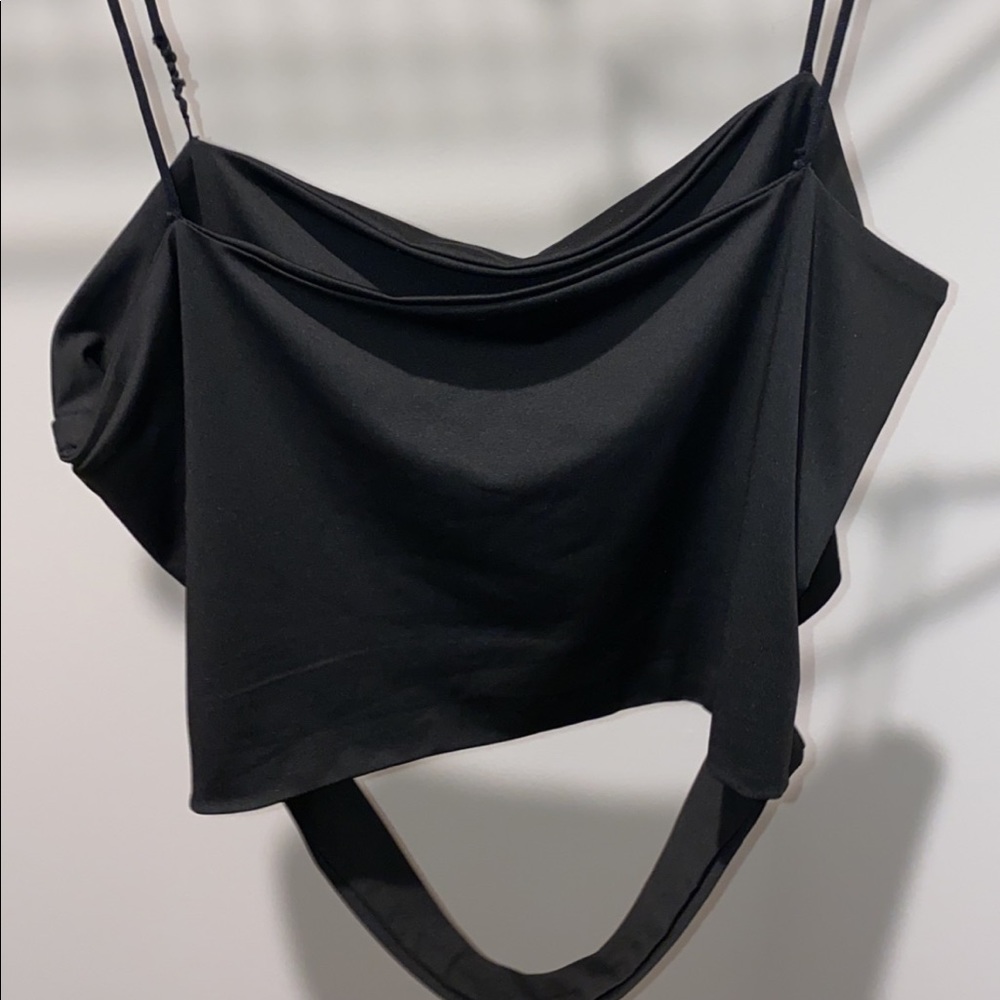 black tank top
